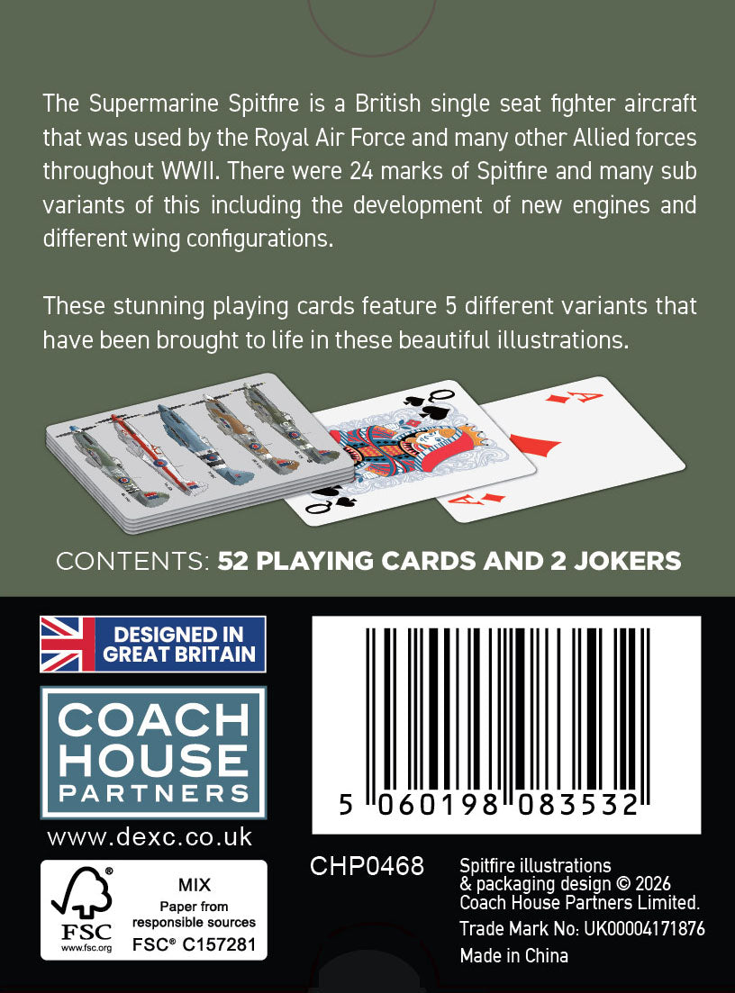 Spitfire Playing Cards
