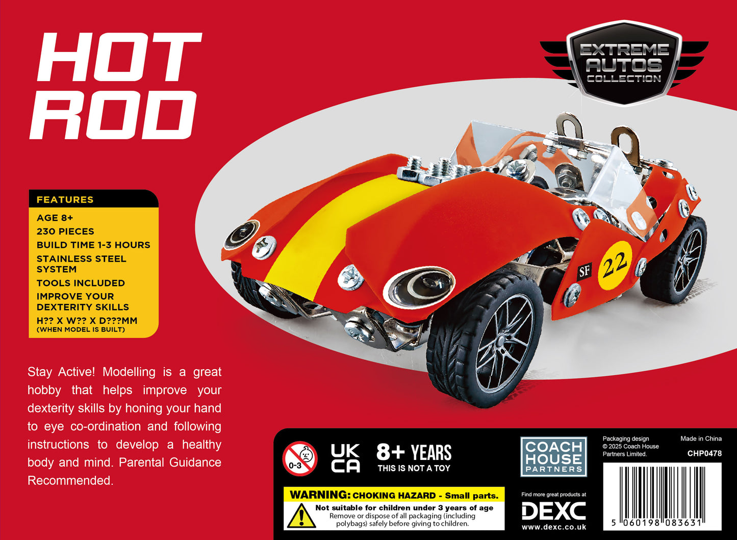 Hot Rod Metal Construction Set