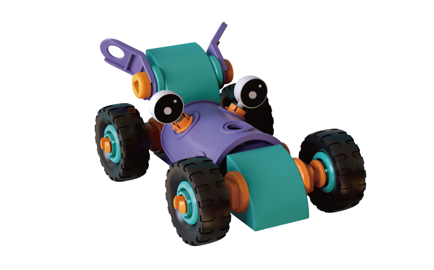 Grand Prix Car Build n Play Rubber Construction Set
