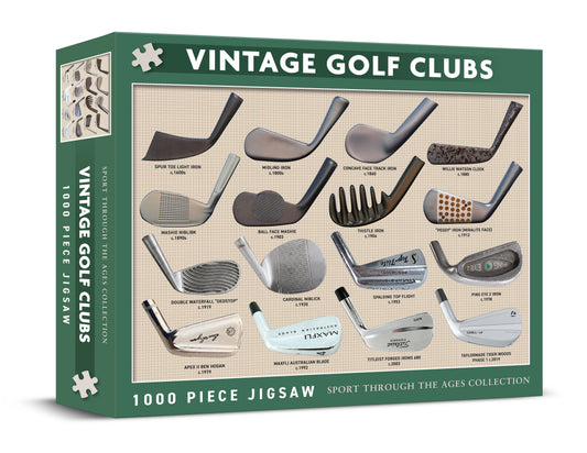 Vintage Golf Clubs 1000 Piece Jigsaw