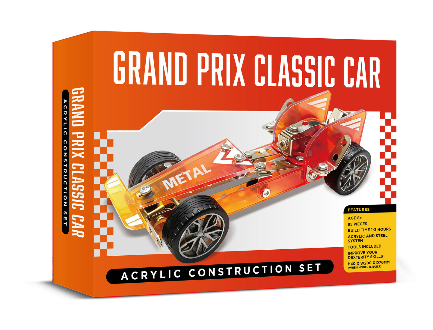 Classic Grand Prix Car Acrylic Construction Set