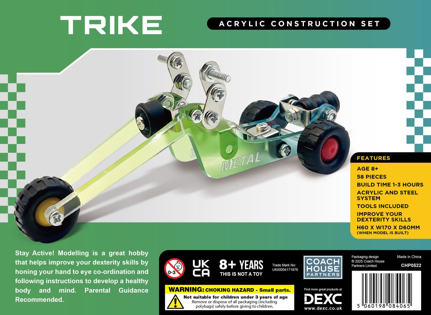 Trike Acrylic Construction Set