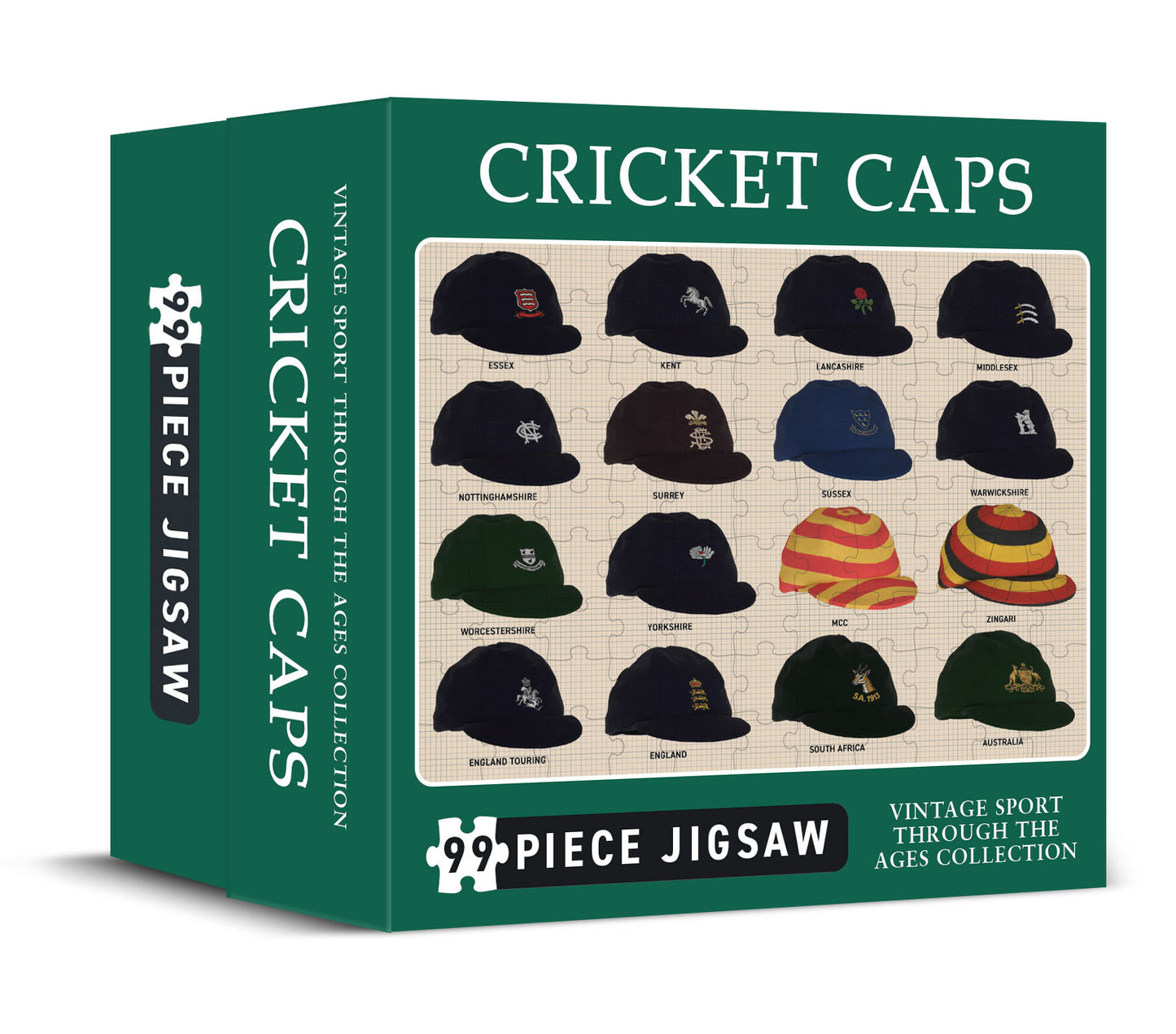 Cricket Caps 99 Piece Jigsaw