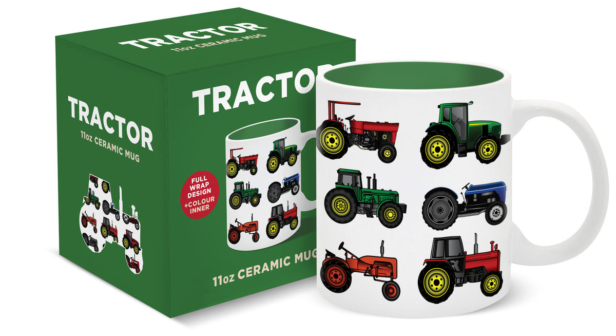 Tractor Ceramic Mug with Gift Box (11oz)