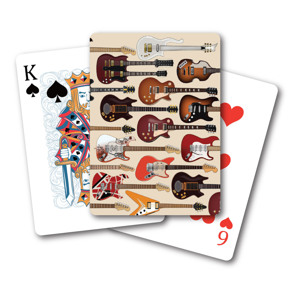 Guitars Playing Cards