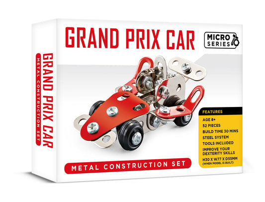 Micro Series Grand Prix Car Metal Construction Set