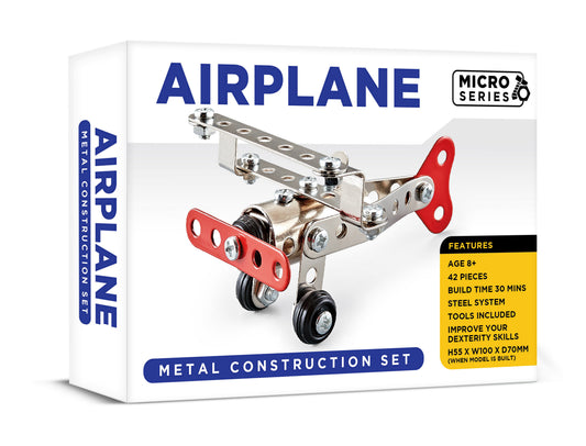 Micro Series Airplane Metal Construction Set