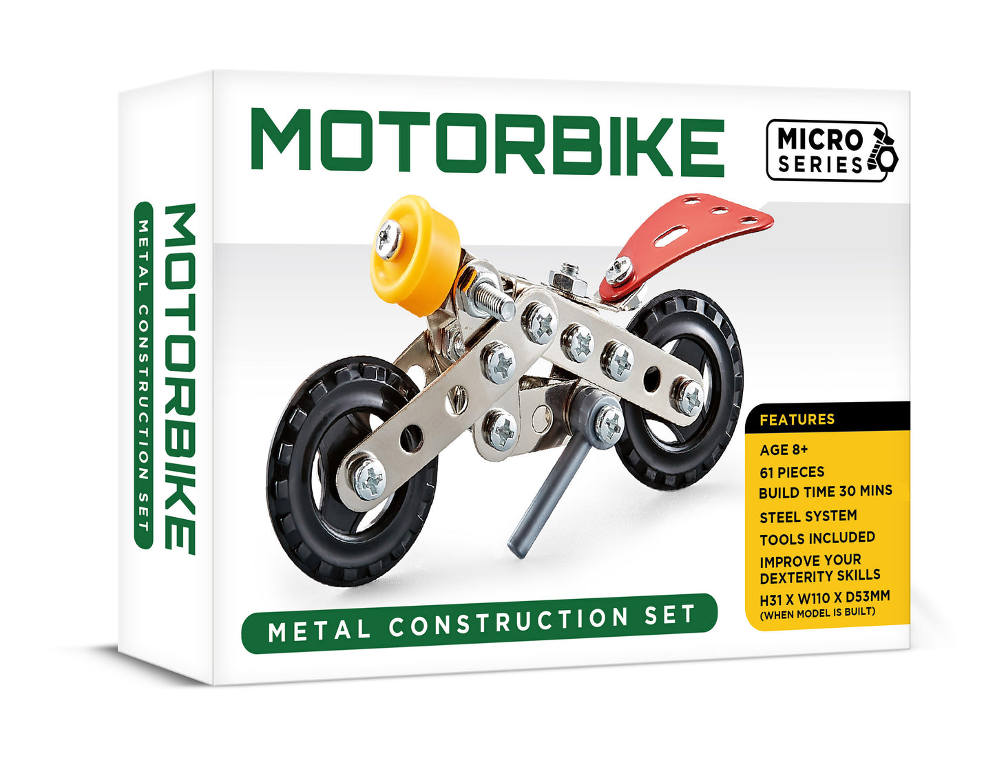 Micro Series Motorbike Metal Construction Set