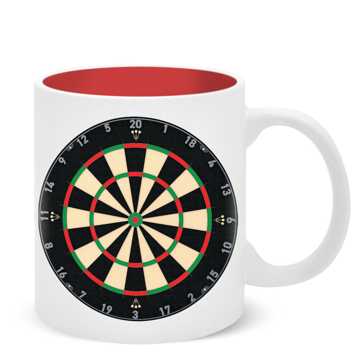 Dartboard Ceramic Mug with Gift Box (11oz)