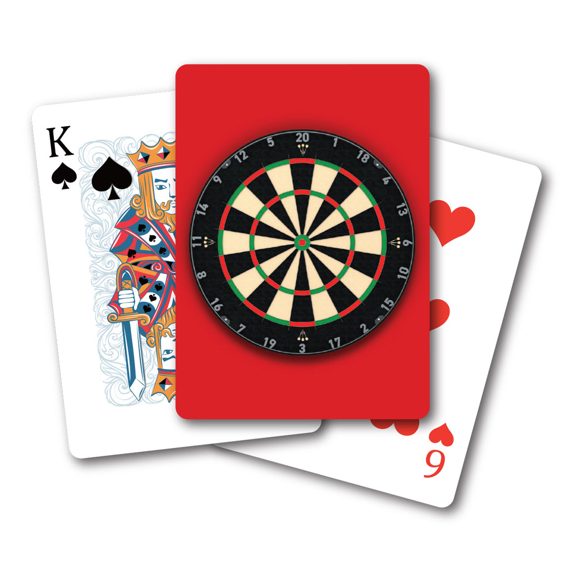 Dartboard Playing Cards
