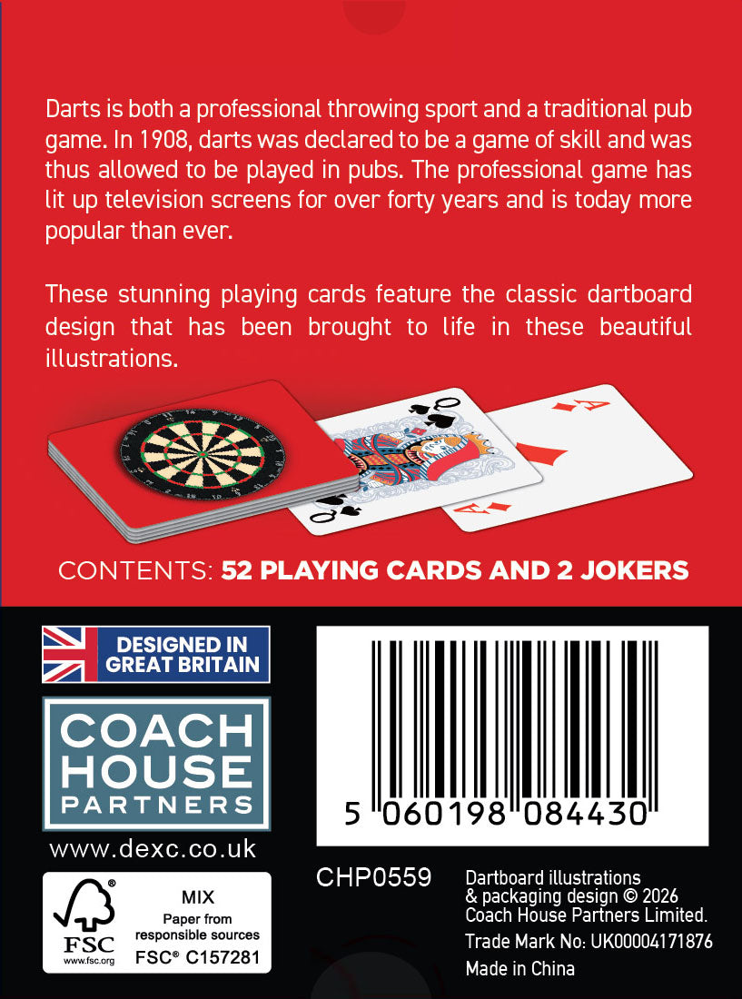 Dartboard Playing Cards
