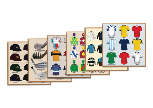 Sports Greeting Cards - 6 Pack