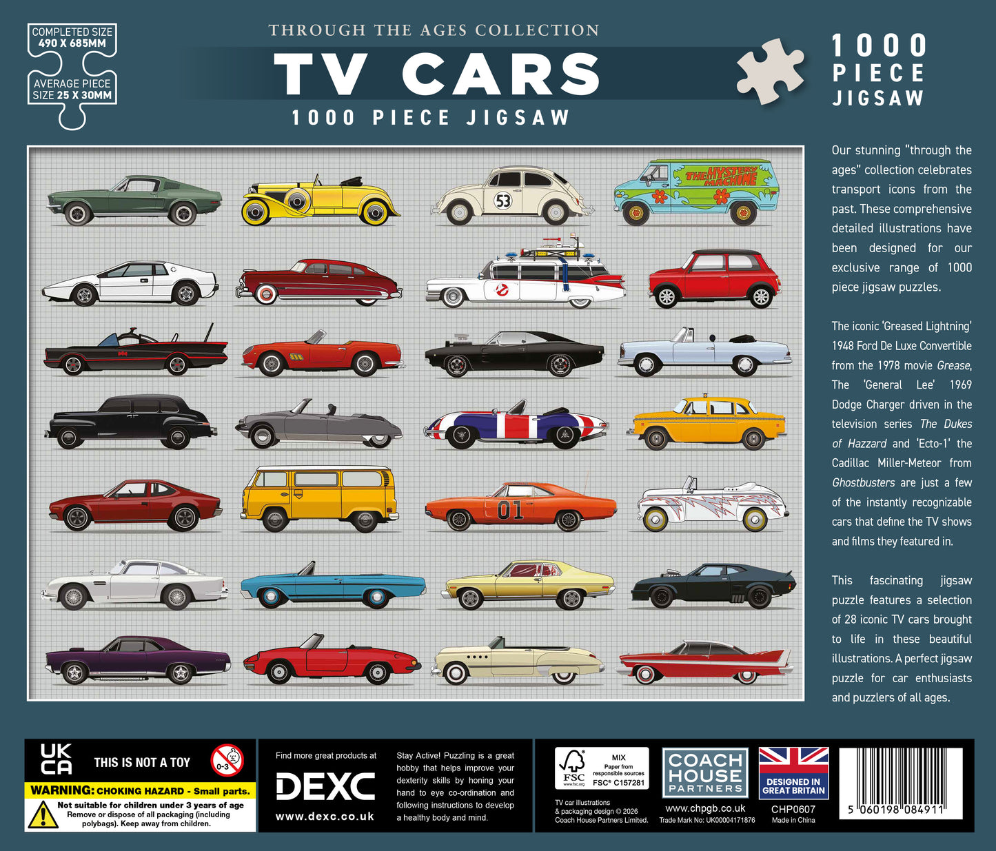 TV Cars 1000 Piece Jigsaw