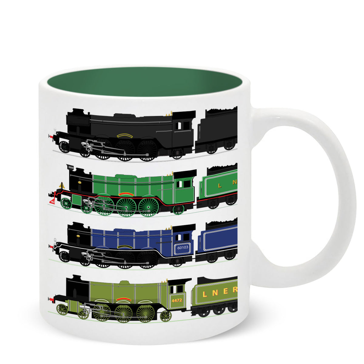 Flying Scotsman Ceramic Mug with Gift Box (11oz)