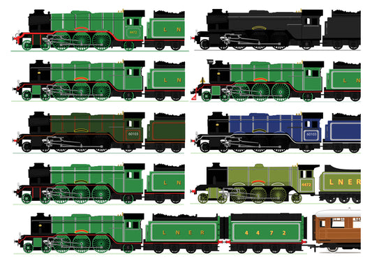 Flying Scotsman A3 Print